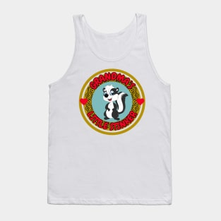 Cute baby animal skunk Grandma's little stinker love Tank Top